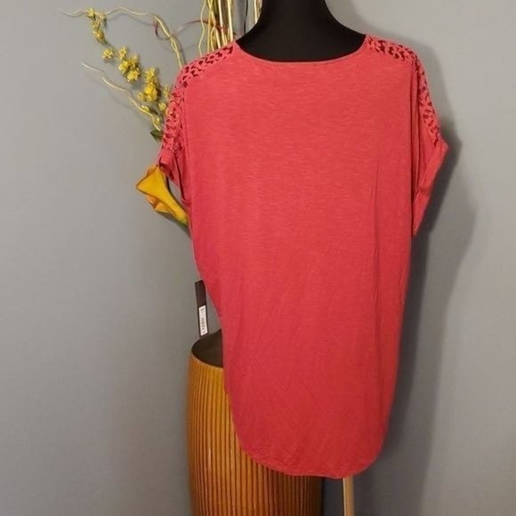 Apt. 9 Lace Panel Tee Size 1X NWT - Picture 8 of 14